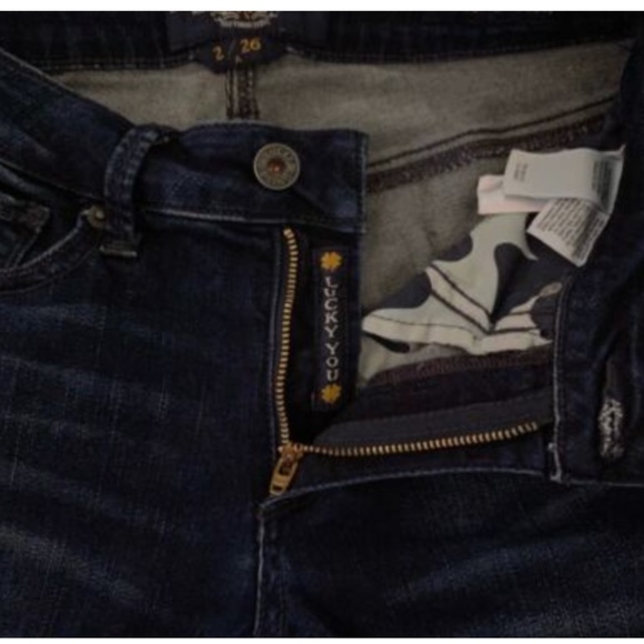 LUCKY BRAND Sasha Super Skinny Stretch Dark Wash Jeans - Picture 4 of 7